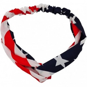 Headbands Large Print Patriotic July 4th Independence Day Head wrap - C712F8L74XX $8.46