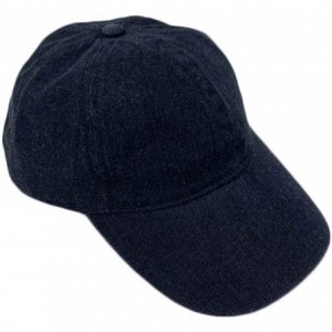 Baseball Caps Fashionable Washed Cotton Plain Printed Baseball Cap for Unisex Women Men Adjustable Dad Hat - Ht7855blackdenim...