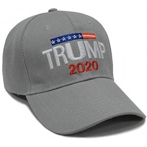 Baseball Caps Donald Trump 2020 Keep America Great Cap Adjustable Baseball Hat with USA Flag - Breathable Eyelets - CE18OQ0EZ...