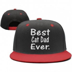 Baseball Caps Unisex Live Every Day Like It's Taco Tuesday Caps Visor Hats - Best Cat Dad-2 - CC18GZCSCAG $16.46