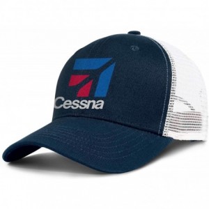 Baseball Caps Unisex Women Men's Hipster Baseball Hat Adjustable Mesh Outdoor Flat Caps - Dark_blue-35 - CG18T0OMMO2 $17.53