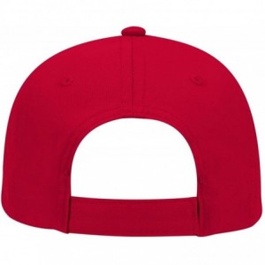 Baseball Caps Blank Plain Hat/Cap - Baseball Golf Fishing - 6 Panel Cotton Twill Low Profile Pro Style Caps - Red - CI112F5DG...