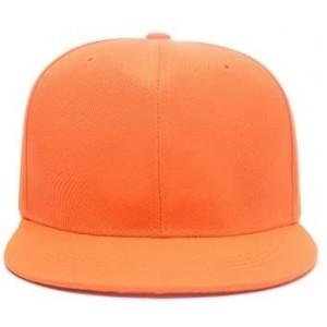 Baseball Caps Snapback Personalized Outdoors Picture Baseball - Orange - CN18I8XA5C4 $21.65