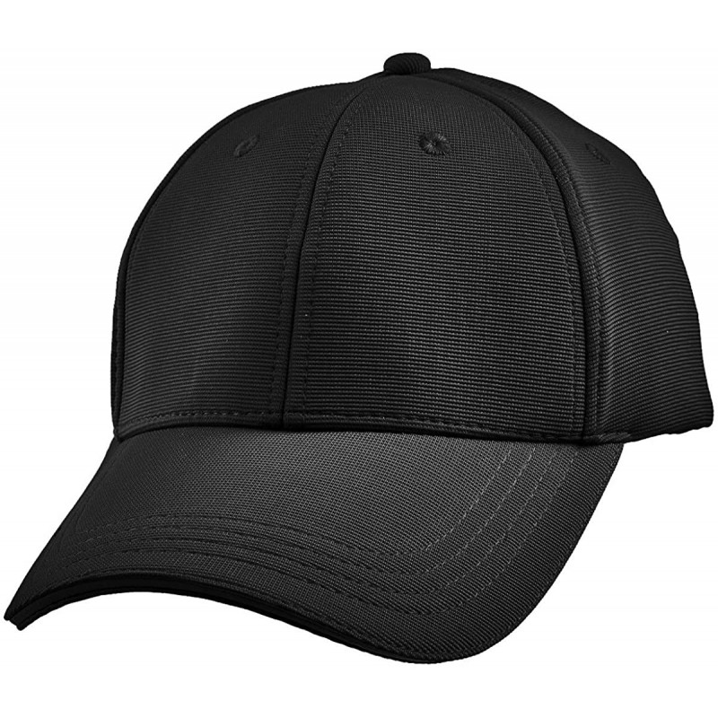 Baseball Caps Classic Solid Color Camo Baseball Cap Adjustable Sport Running Sun Hat - 02-black - C717YH2DS4M $21.25