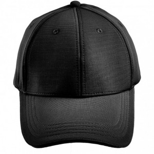 Baseball Caps Classic Solid Color Camo Baseball Cap Adjustable Sport Running Sun Hat - 02-black - C717YH2DS4M $21.25