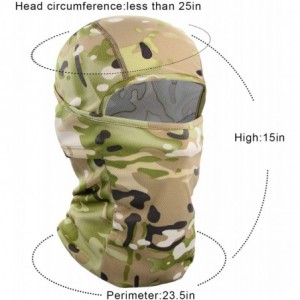 Balaclavas Balaclava Face Mask UV Protection Windproof Sun Hood for Men Women - Camo - CS1924CQEZY $22.39