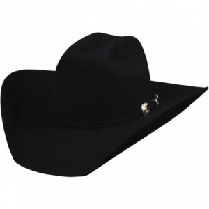 Cowboy Hats KINGMAN 4X Premium Wool Westen Hat 7 1/4 Black - CI119D3O9HR $96.89