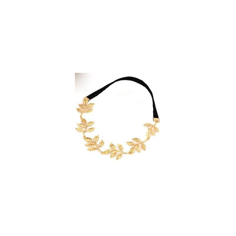 Headbands Greek Goddess Elegant Leaf Headband - CQ11C7NMXZP $22.47