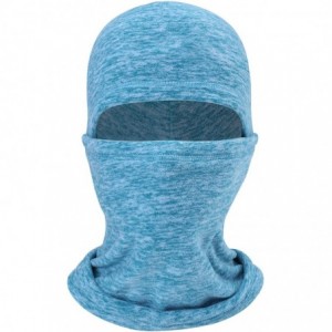 Balaclavas Men's Fleece Ski Balaclava Hood Cold Weather Windproof Face Mask - Lake Blue - CF18YR0S508 $25.91