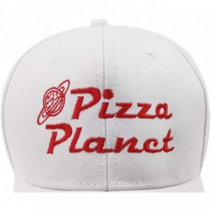 Baseball Caps Pizza Planet Hat Baseball Cap Embroidery Dad Hat Aadjustable Cotton Adult Sports Hat Unisex - White - CD18T2GCG...