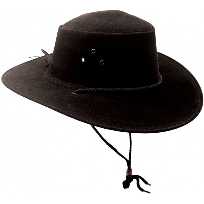 Cowboy Hats Traders 5H31 The Soaka Hat - Black - CG114EA7HNL $74.11