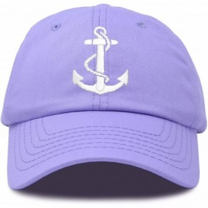 Baseball Caps Anchor Hat Sailing Baseball Cap Women Beach Gift Boating Yacht - Lavender - C918WI2E3SR $24.61