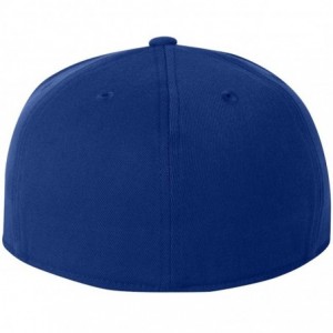 Baseball Caps Flexfit Flat Bill Cap - Royal Blue - CS117NJ163X $25.55