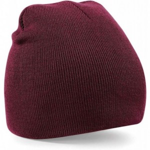 Skullies & Beanies Plain Basic Knitted Winter Beanie Hat - Fluorescent Yellow - CO12NH58V84 $15.23