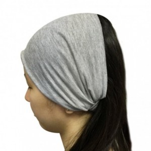 Cold Weather Headbands Wide Fabric Headband- Slate - Slate - C311TDGKZ3V $22.79