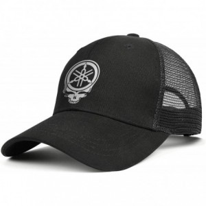 Baseball Caps Cotton Trucker Cap Motorcycle- Snapback Classic Mesh Hats - Black-63 - CH18UQSZIK6 $37.10