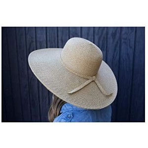 Sun Hats Women's Big Brim Paper Braid Hat - Turquoise - CS184RYZXXH $67.99