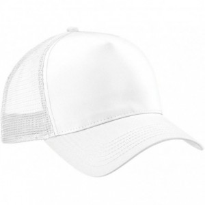 Baseball Caps Snapback Trucker - White/White - CW11E5OBX8R $9.86
