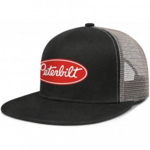 Baseball Caps Men Novel Baseball Caps Adjustable Mesh Dad Hat Strapback Cap Trucks Hats Unisex - Black Gray - CS18AHC9TI0 $32.46