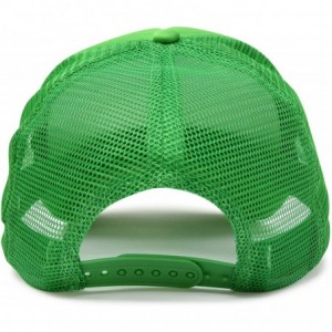 Baseball Caps Trucker Hat Mesh Cap Solid Colors Lightweight with Adjustable Strap Small Braid - Kelly - CH119N21UBV $19.98