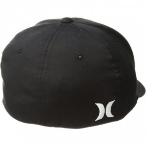 Baseball Caps Men's One & Only Corp Flexfit Perma Curve Bill Baseball Hat - Black - C1187MI2S62 $53.70