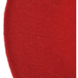 Berets Women Wool Beret Hat Solid Color French Style Warm Cap - Red - C218LRXSK6Z $27.54