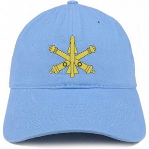 Baseball Caps Air Defense Logo Embroidered Low Profile Brushed Cotton Cap - Carolina Blue - C21895Q7SYI $38.53
