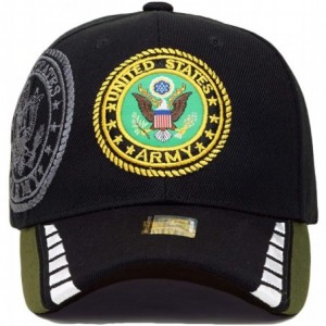 Baseball Caps Army Veteran Official Licensed Embroidery Hat Adjustable Military Retired Baseball Cap - Army Veteran- Black 04...