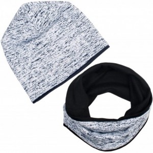 Skullies & Beanies Hats Cap-Slim Woolen Unisex Hat-Cap with Scarf- Woolen Hat. - White - C9180XLSRAC $24.92