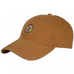 Baseball Caps Donut Hat Dad Embroidered Cap Polo Style Baseball Curved Unstructured Bill - Copper - CU187M4GWO2 $28.04