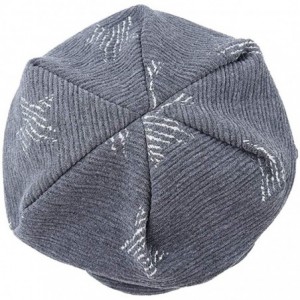 Skullies & Beanies Knit Beanie Skull Cap Thick Fleece Lined Soft & Warm Chunky Beanie Hats or Scarf for Women Daily - I - Nav...