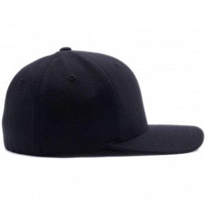 Baseball Caps Thin Blue Line hat. Custom Embroidered Flexfit Cap. - Black 003 - CZ18CT70L68 $41.61