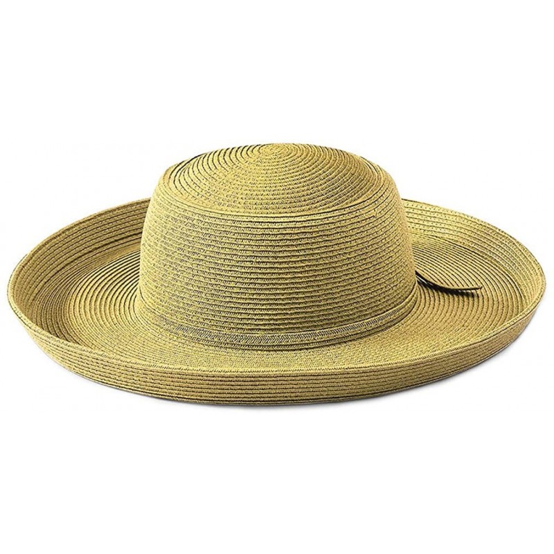 Sun Hats Women's Classic Large Brim Hat - One Size - Beige - CM118HQK4HP $41.93