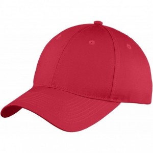 Baseball Caps Design Your Own Hat- Personalized Text- Custom Ball Cap- Embroidered with Color Choices - Red - CK18D3RZCE0 $15.64