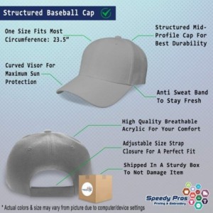 Baseball Caps Custom Baseball Cap Crab Style C Embroidery Acrylic Dad Hats for Men & Women - Gray - C918SG30H43 $22.31