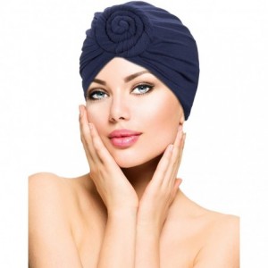 Skullies & Beanies 4 Pieces Turban Flower Head Wrap Beanie Scarf Cap Hair Loss Hat for Men and Women (Style 6) - C418AZTNYWM ...
