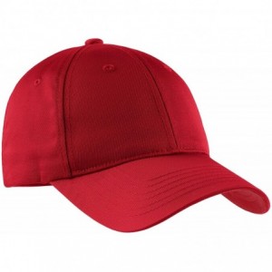 Baseball Caps Men's Dry Zone Nylon Cap - True Red - CI11QDSEMPJ $21.35