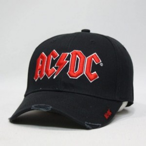 Baseball Caps Distressed Red on White Hard Rock Baseball Cap - Red on White - CQ125HVYIXD $22.48