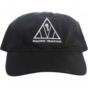 Baseball Caps Imagine Dragons - Unisex Evolve Tour 3 Hat - Black - CZ18KZIOX2D $57.33