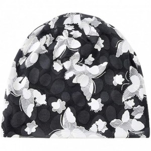 Skullies & Beanies Chemo Cancer Sleep Scarf Hat Cap Cotton Beanie Lace Flower Printed Hair Cover Wrap Turban Headwear - CA196...