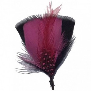 Fedoras Side Feather for Hats & Fedoras - Fushia9 - CW18HY5UULN $21.73