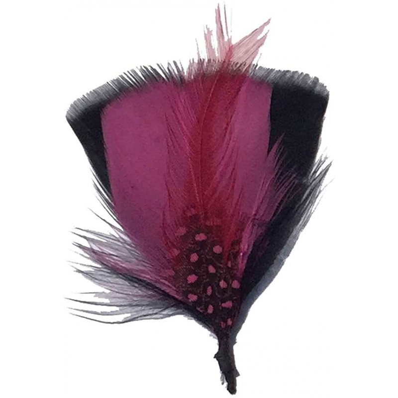 Fedoras Side Feather for Hats & Fedoras - Fushia9 - CW18HY5UULN $7.72
