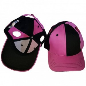 Baseball Caps Pigtail Hat 1.0 - Black/Pink - CY12MAOFYKH $28.59