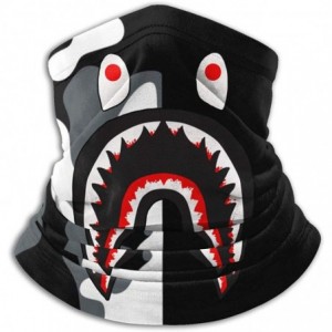 Balaclavas Bape Shark Half Blue Camo Neck Gaiter Warmer Windproof Mask Dust Face Clothing Free UV Face Mask - CS1970DKMY7 $14.71