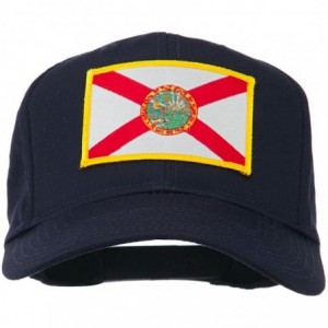 Baseball Caps Eastern State Florida Embroidered Patch Cap - Navy - CG18WNUKAE0 $45.36