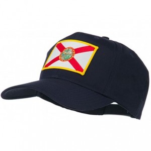 Baseball Caps Eastern State Florida Embroidered Patch Cap - Navy - CG18WNUKAE0 $16.20