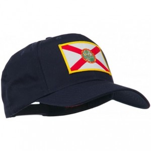 Baseball Caps Eastern State Florida Embroidered Patch Cap - Navy - CG18WNUKAE0 $16.20