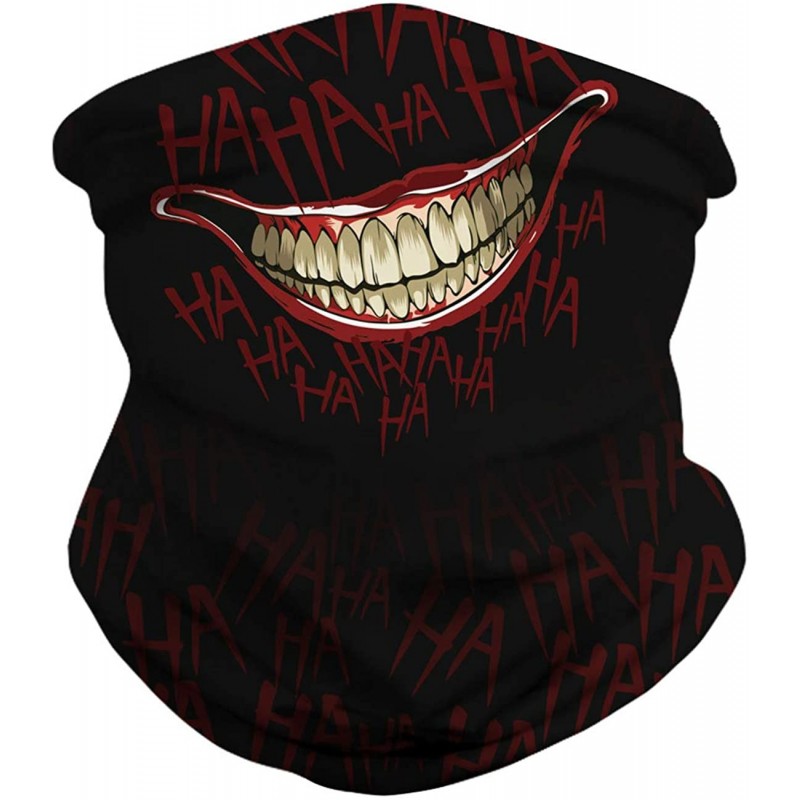 Balaclavas Bandana Face Mask Neck Gaiter- Cool Unisex Scarf Mask Tube Multifunctional Headwear- Buff Face Mask - H-teeth - C1...