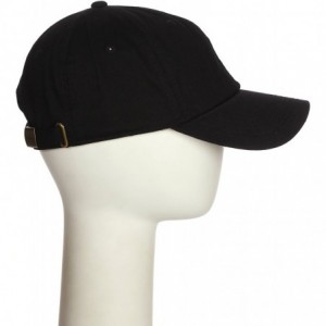 Baseball Caps Custom Hat A to Z Initial Letters Classic Baseball Cap- Black Hat White Black - Letter B - CK18NKU4T8Z $12.03