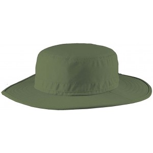 Sun Hats Wide-Brim Outdoor Hat with Sun Flap and UPF Protection - Olive Leaf - CB12CV45HU7 $16.45